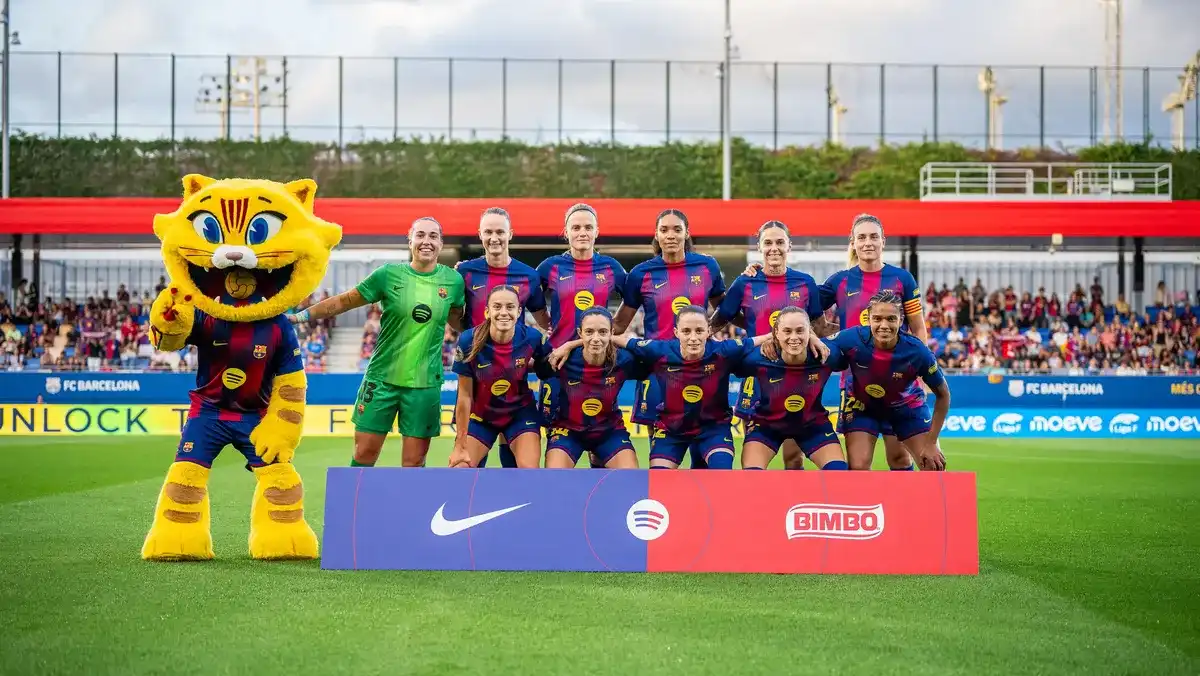 El Barça Femení debuta en la Liga F con un contundente 8-0 ante el Alhama FC