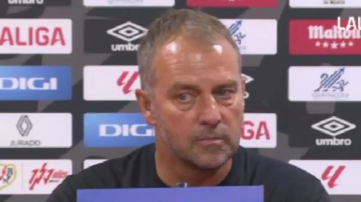 Hansi Flick confía en corregir los errores en Vallecas durante el parón: "lo haremos mejor"