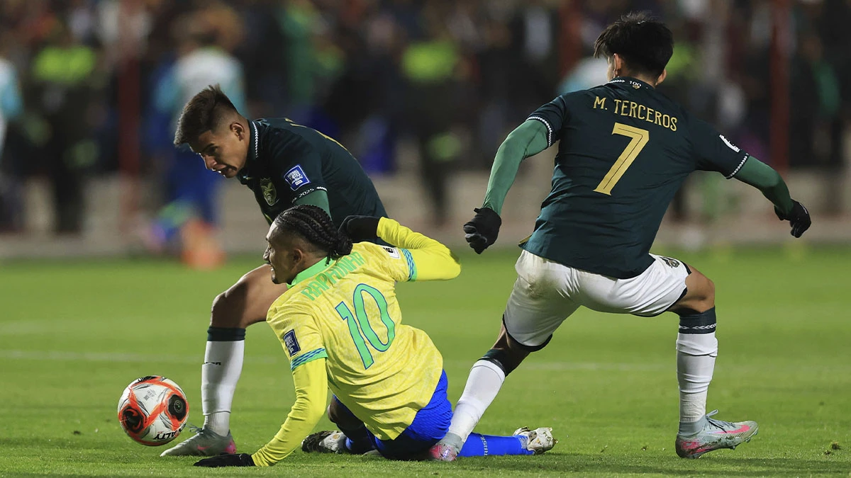 Raphinha: sacrificed in Brazil's embarrassing defeat in Bolivia
