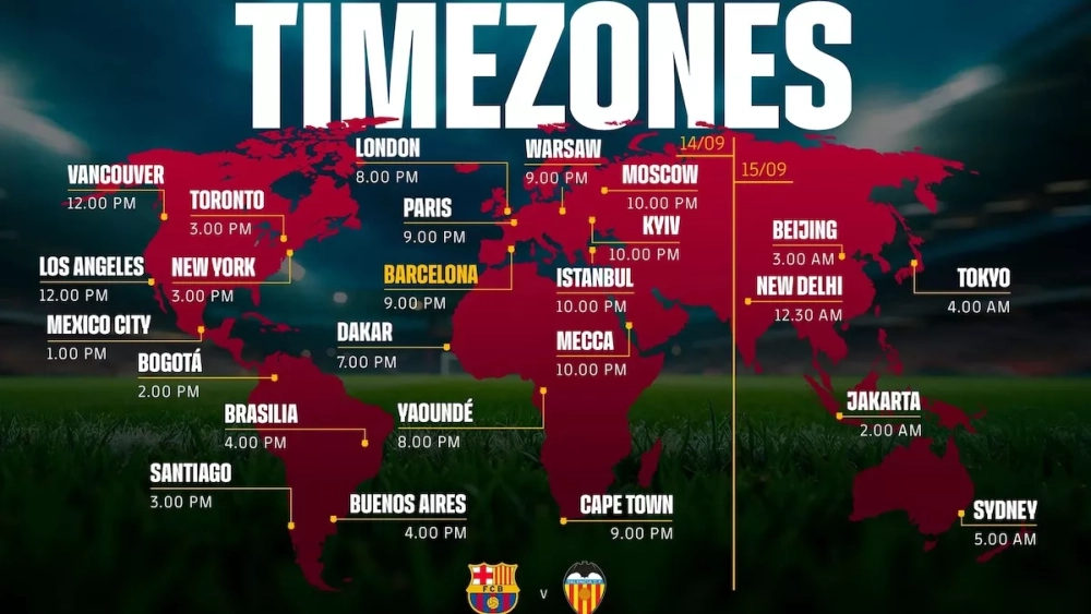 International schedules of Barça Valencia - @fcbarcelona