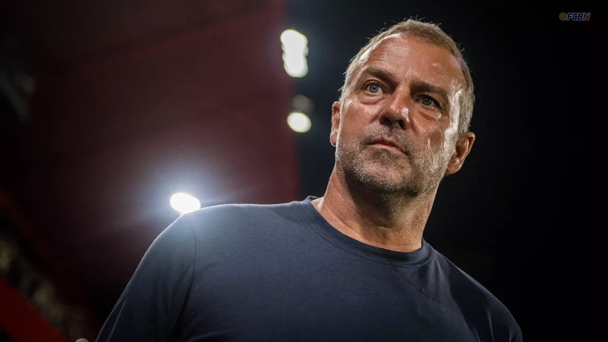 Hansi Flick: satisfecho con la competencia interna en su Barcelona