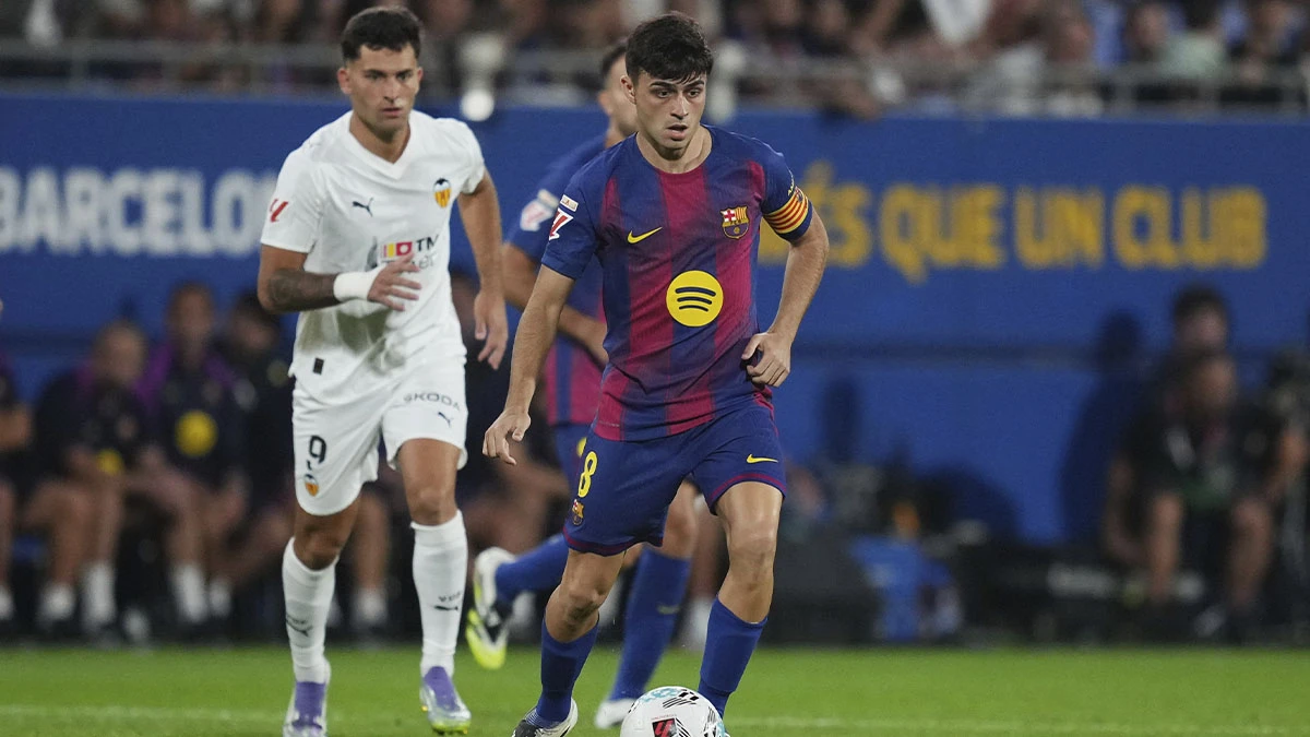 Pedri se estrena como capitán del Barcelona con otra 'master class'