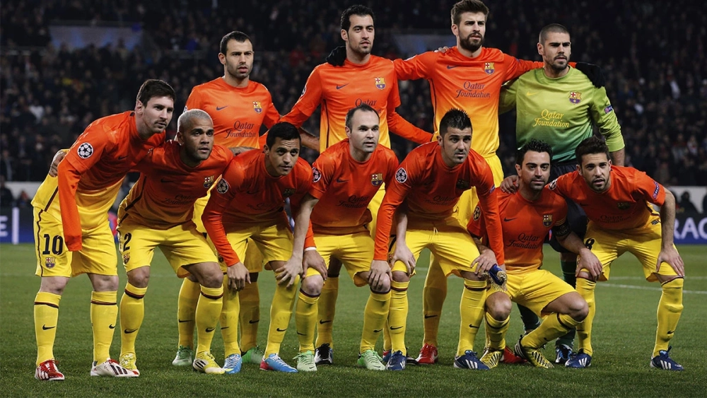 La alineación del Barça contra el PSG en los cuartos de Champions 12/13