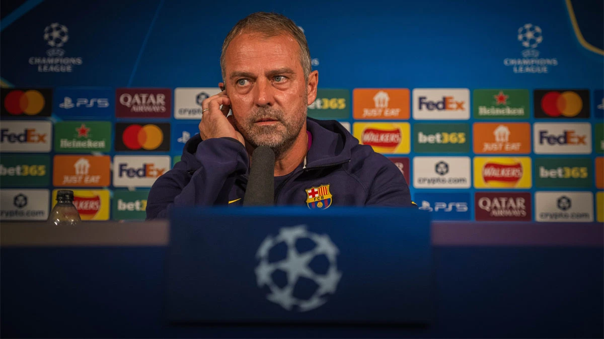 hansi flick rdp newcastle v barcelona