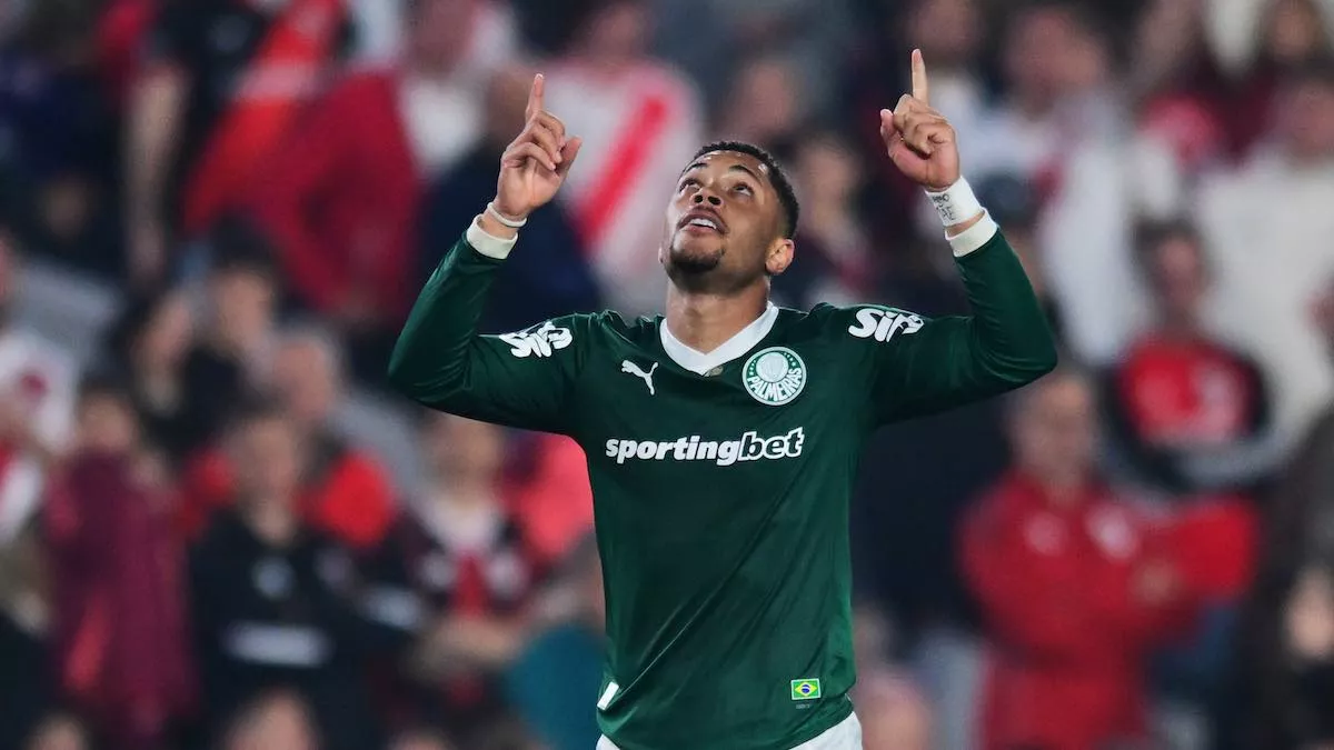 Vitor Roque ex FC Barcelona con Palmeiras