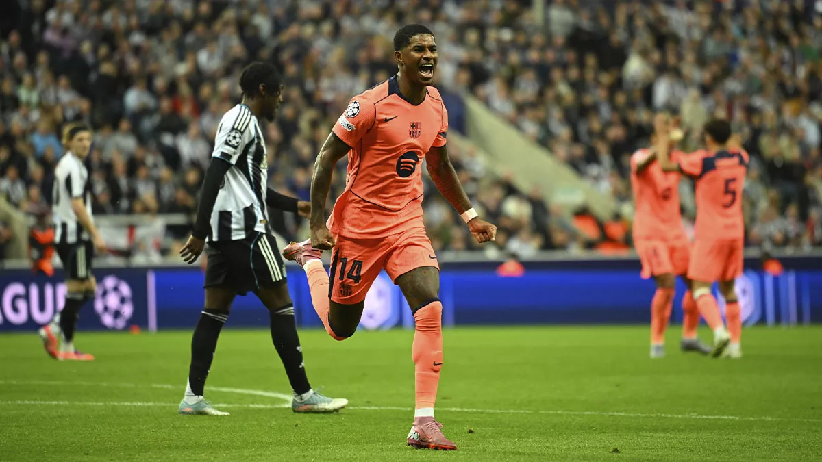 ¡Rashford superstar! Marcus guía al Barça en Newcastle con un doblete