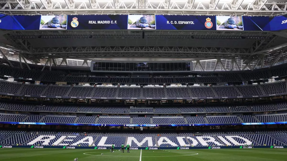 En el Estadio Santiago Bernabéu se diparan las temperaturas