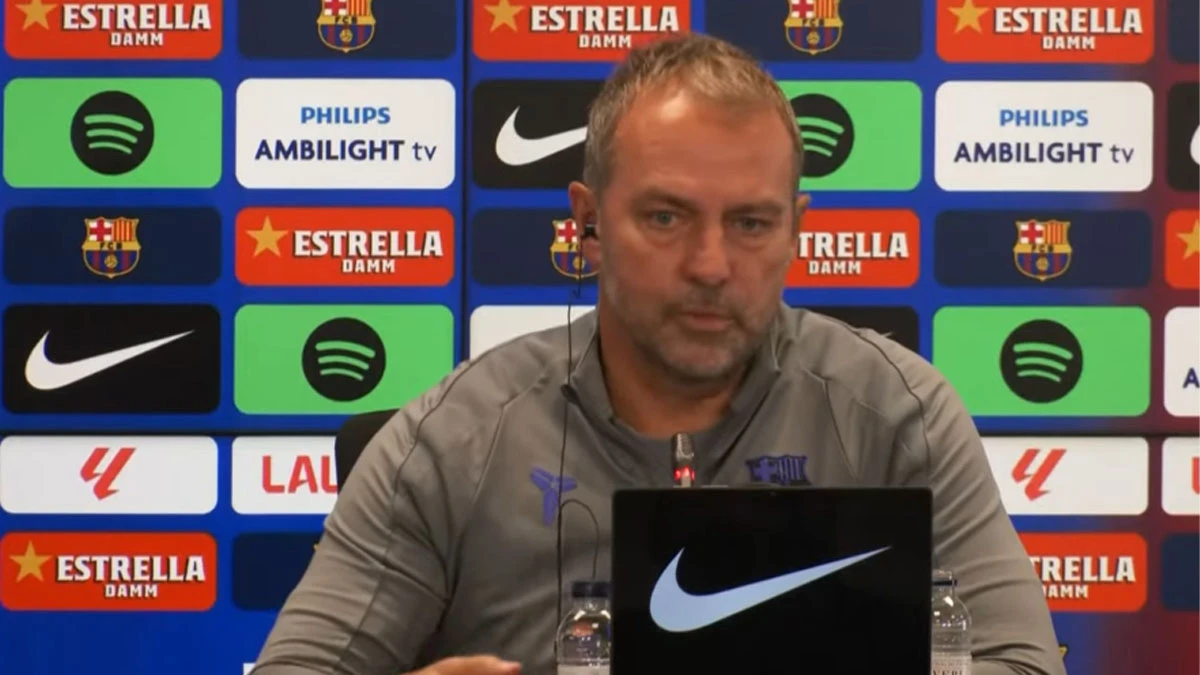 Hansi Flick valora la baja de Gavi y asegura que Lamine Yamal "volverá pronto"