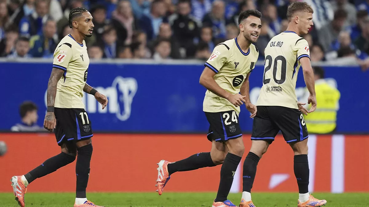 Eric García se afianza en el XI del Barça: MVP y 1° gol de la 25/26