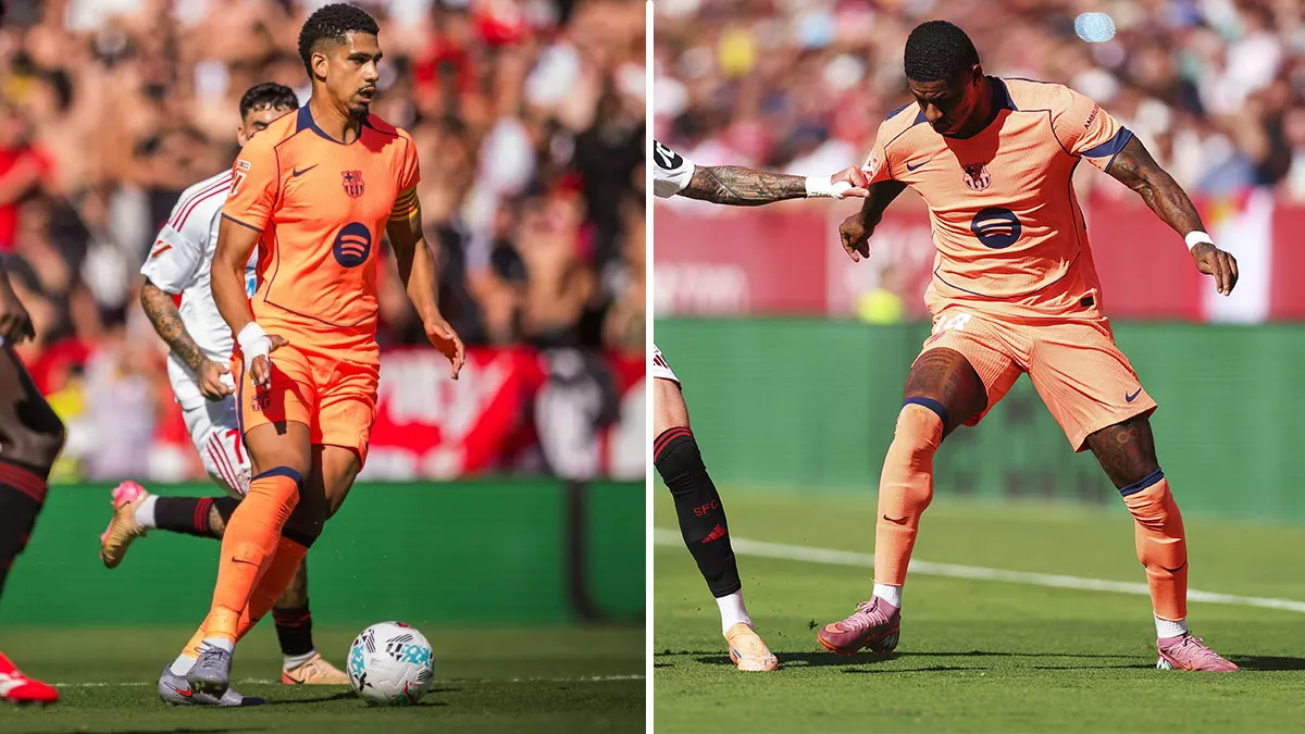 Más problemas para el Barça: Araujo y Rashford salen 'tocados' de Sevilla