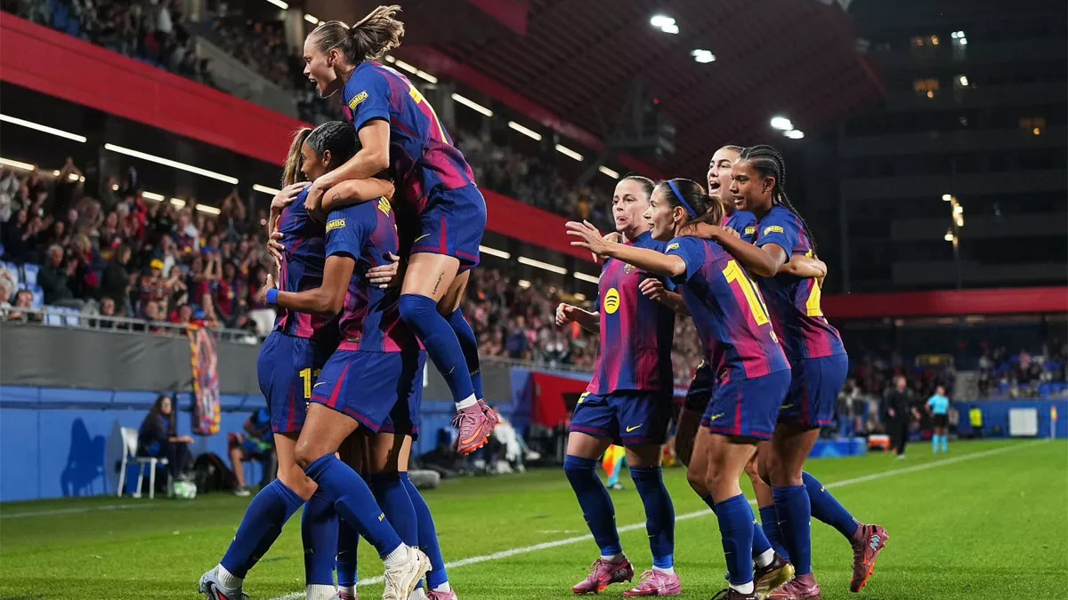 El Barça Femení debuta en Champions con una aplastante goleada sobre el Bayern (7-1)