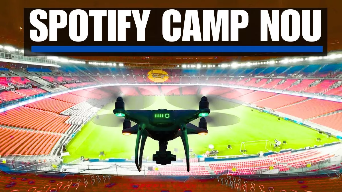 Spotify Camp Nou: las espectaculares imágenes del campo del Barça a vista de dron