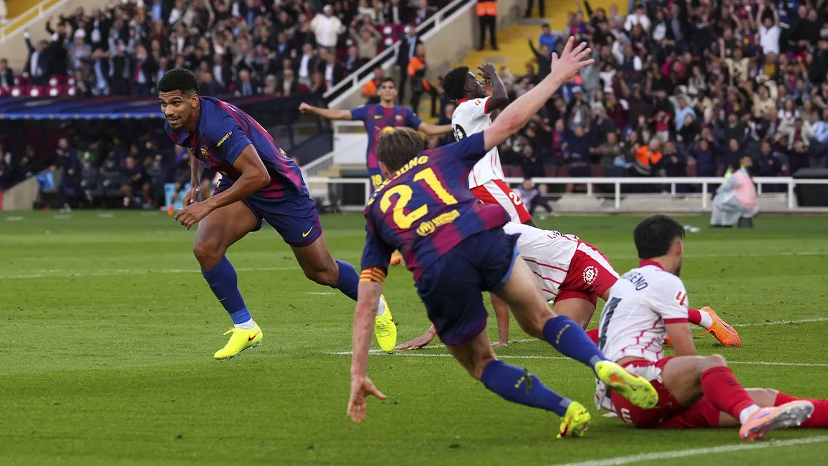 Barcelona 2-1 Girona: Ronald Araujo devuelve a los de Flick a la cima de LaLiga