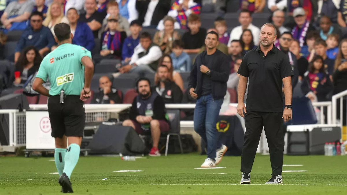 El Barça pierde a Hansi Flick para el Clásico: Gil Manzano expulsó al míster contra Girona