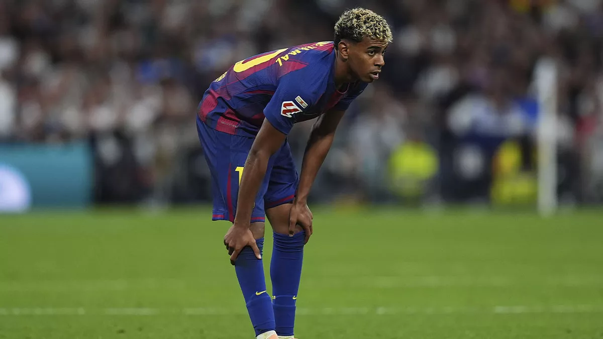 Lamine Yamal no pudo brillar en su tercera visita al Bernabéu