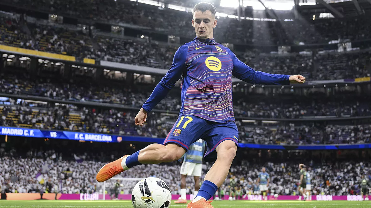 Marc Casadó: susto antes del Celta-Barça, pero sin lesión