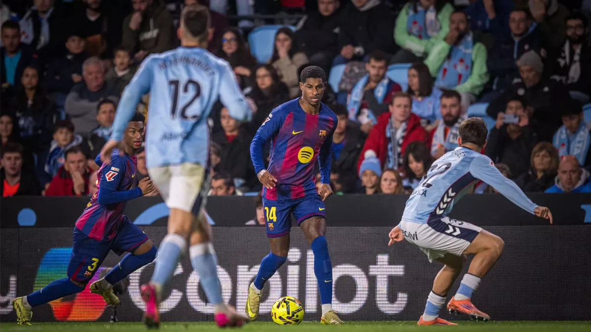 Marcus Rashford: leader in Barça assists in 25/26
