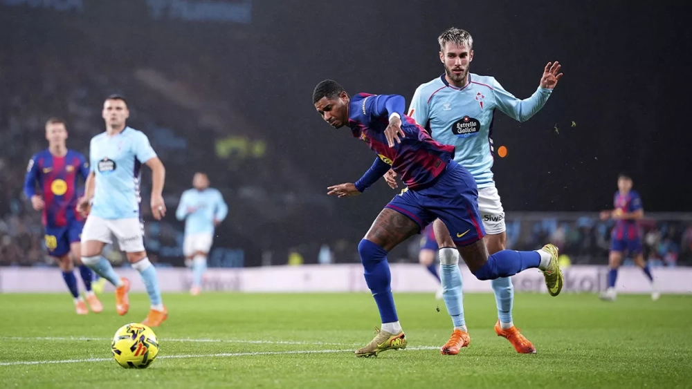 Marcus Rashford during Celta-Barça (2-4)
