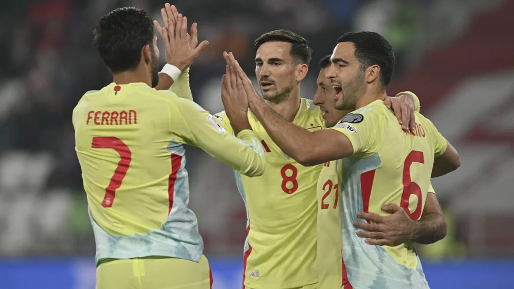 Georgia 0-4 Spain: Ferran scores and La Roja is halfway to the World Cup