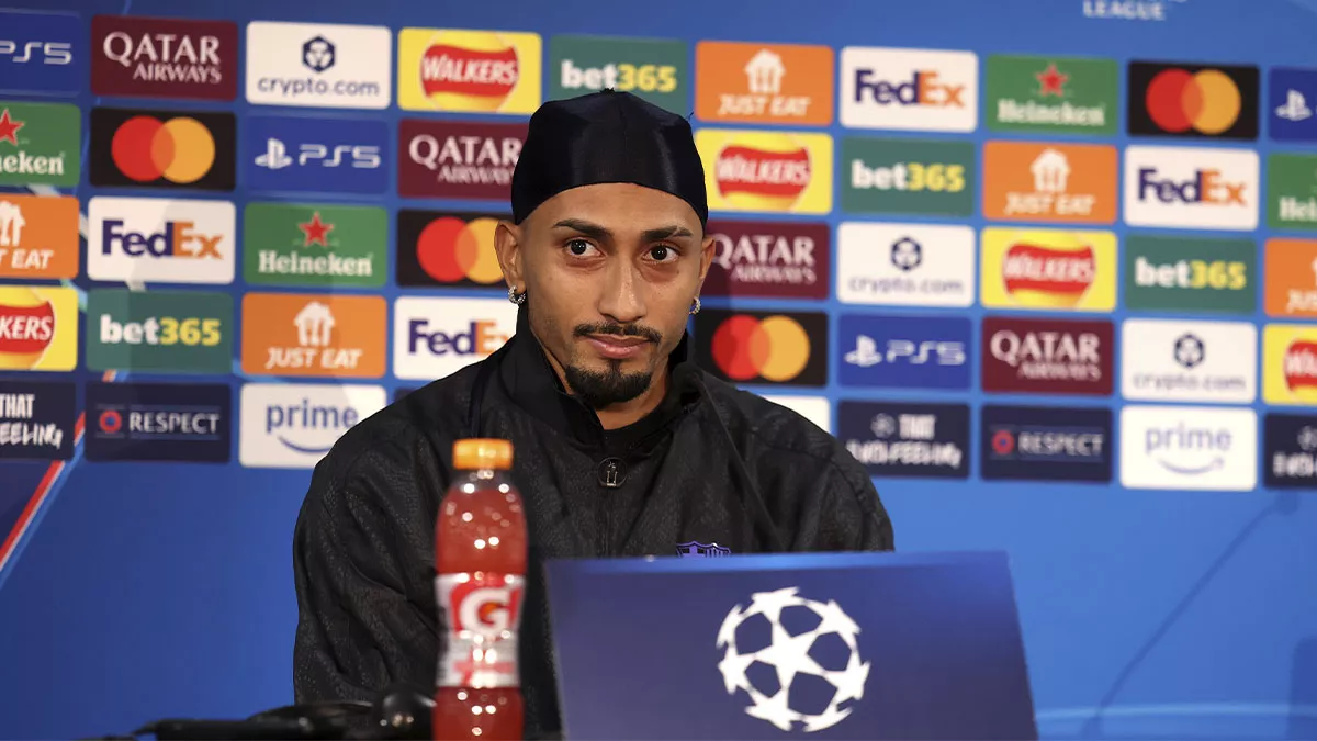 Raphinha se sincera sobre su estado físico y el interés del Chelsea en 2022