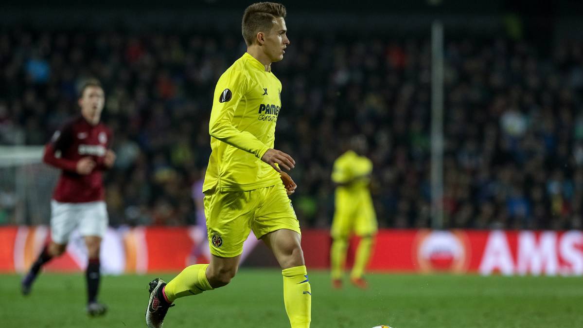 Denis Suárez, in a party with the Villarreal this season