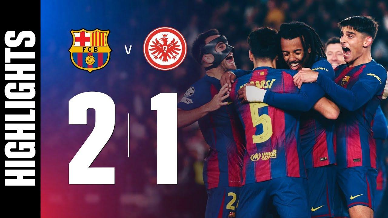 Resumen del FC Barcelona 2-1 Eintracht Frankfurt - Champions League 25/26 Resumen del FC Barcelona 2-1 Eintracht Frankfurt - Champions League 25/26