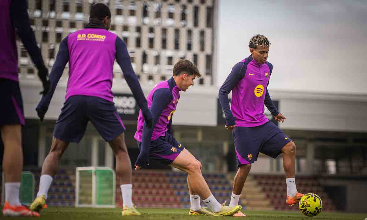 fc barcelona entrenamiento lamine yamal 11 diciembre 2025
