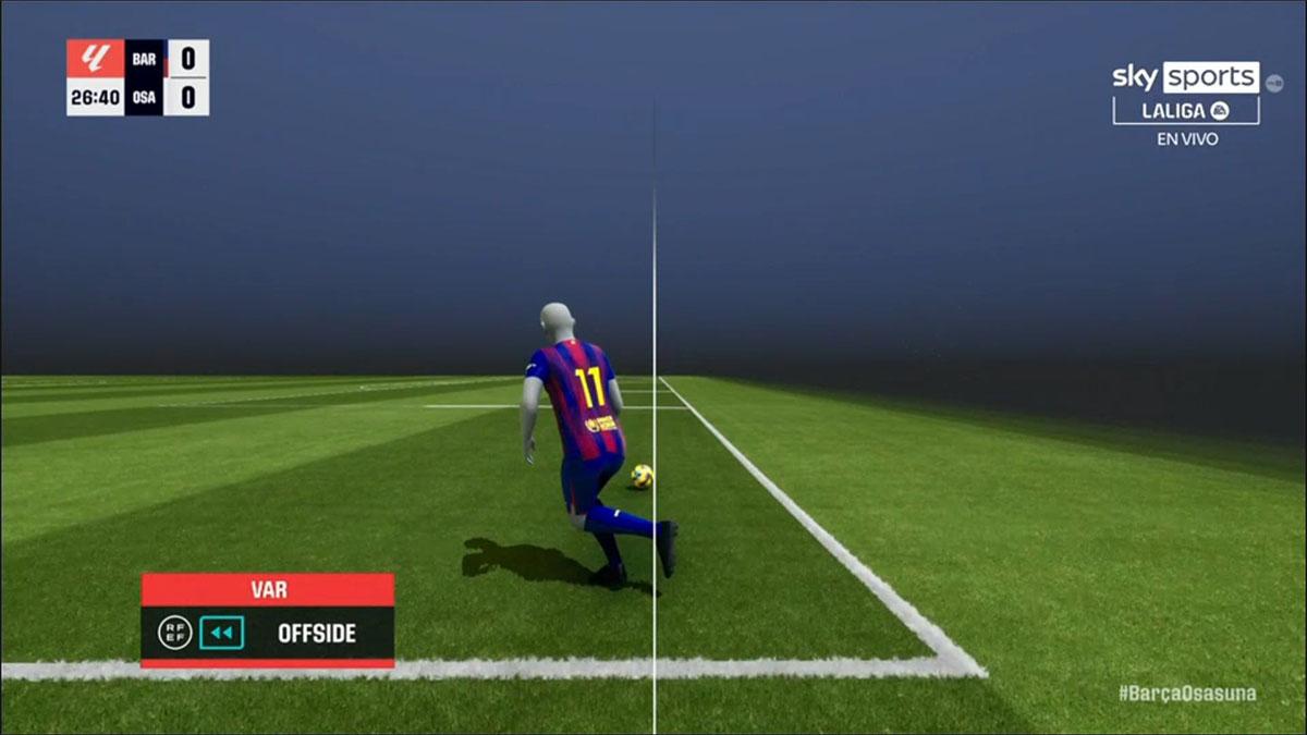 fuera juego raphinha var osasuna