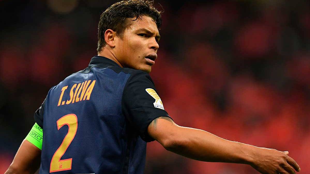 Thiago Silva ejerce de capitán del Paris Saint-Germain