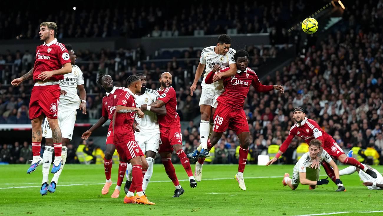 Jude Bellingham hizo el 1-0 para el Madrid ante Sevilla Jude Bellingham hizo el 1-0 para el Madrid ante Sevilla