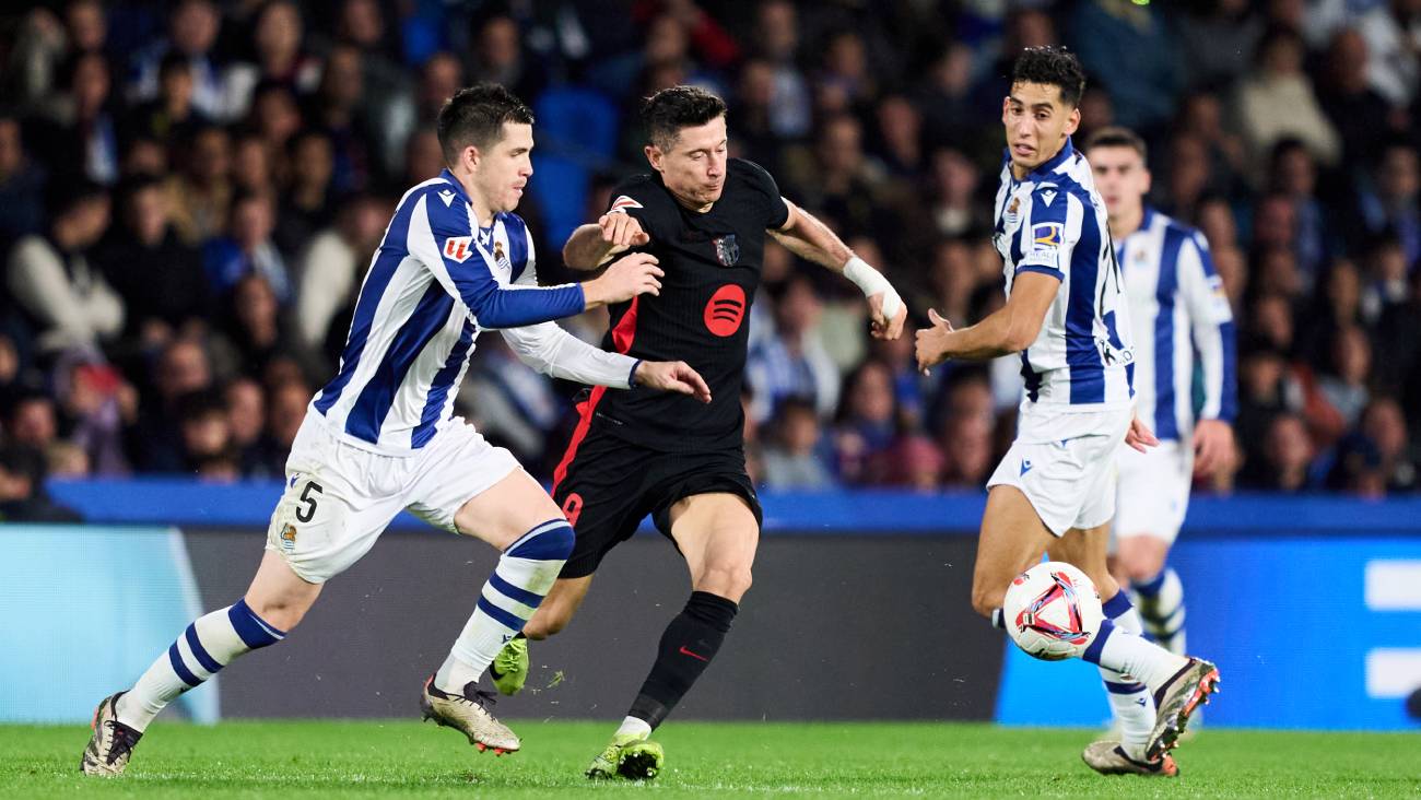 Horario y TV del Real Sociedad - Barcelona: LaLiga 2025/26 J20