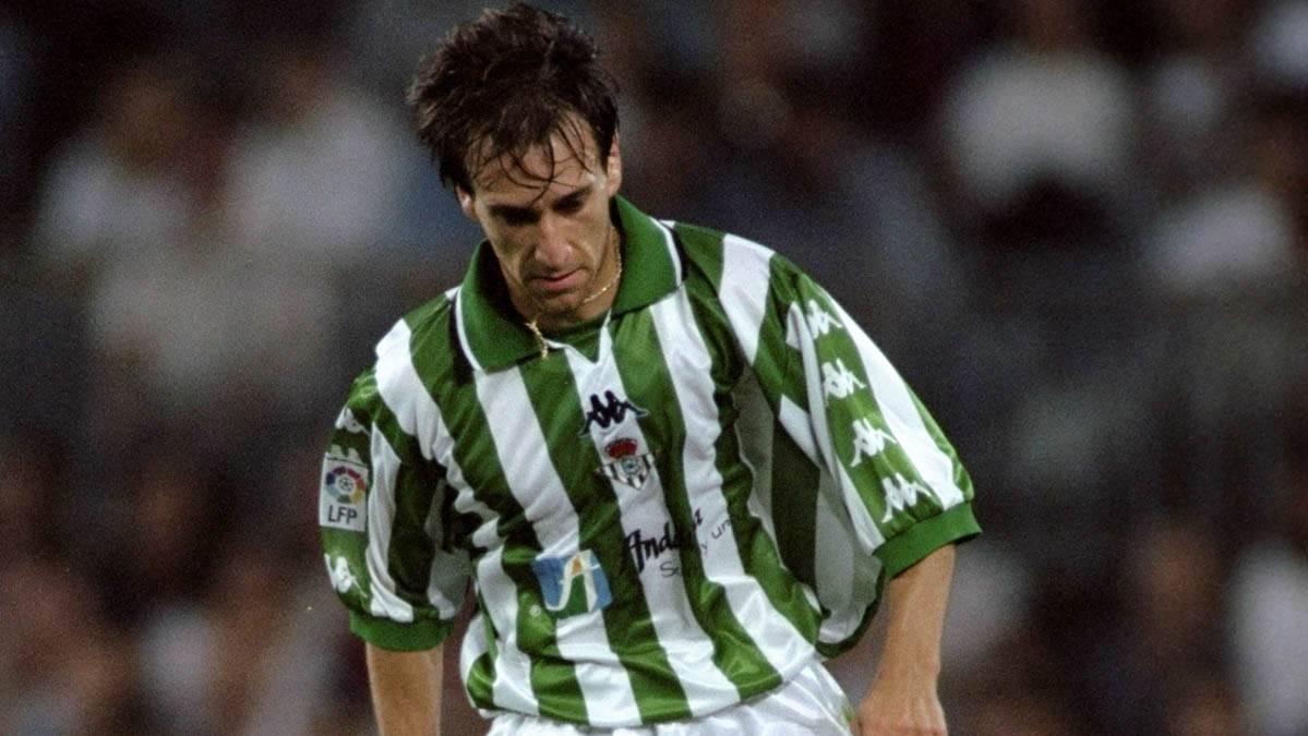 Alfonso, in an image of archive of 1999 with the Real Betis