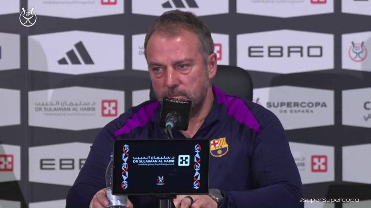 Flick aprueba el fichaje de Cancelo y destaca el valor de ganar la Supercopa