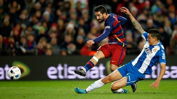 The international Turkish has showed uan big polivalencia in his game playing in four positions since it is in the fc barcelona