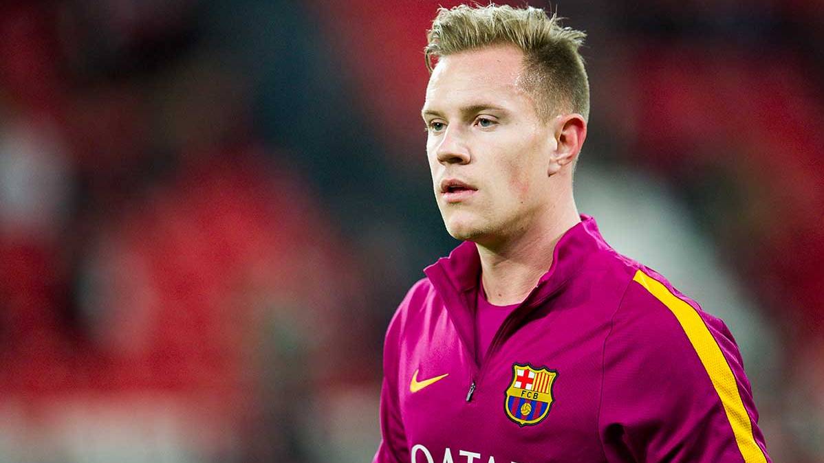 Ter Stegen, heating in a party of this 2015-2016
