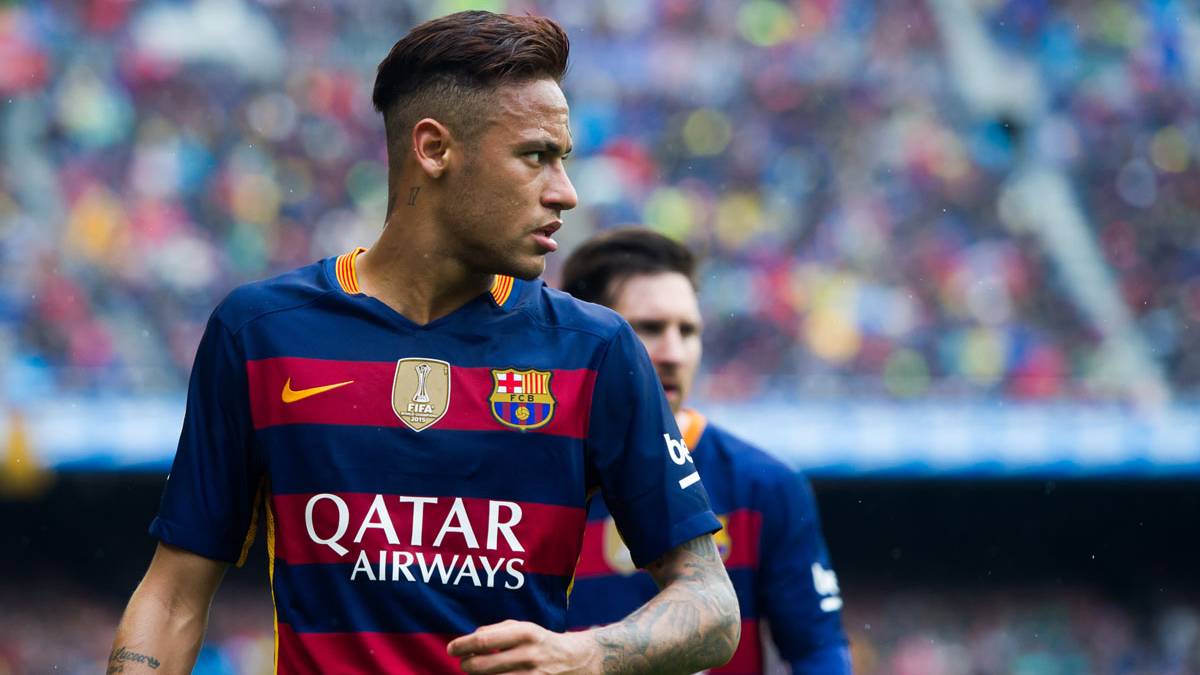 Neymar Jr, en una jugada en la pasada temporada 2015-2016