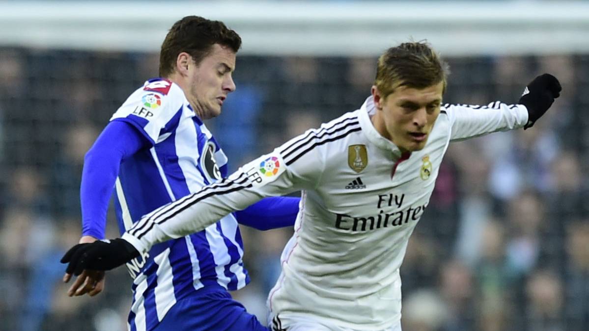 Toni Kroos, in a party with the Madrid in front of the Sportive in this 2015-2016