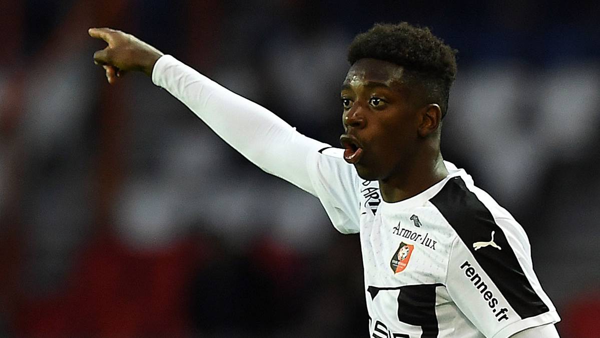 Ousmane Dembélé, in a party of this season with the Rennes