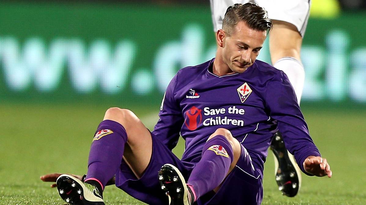 Bernardeschi, in a party of the Fiorentina against the Juventus