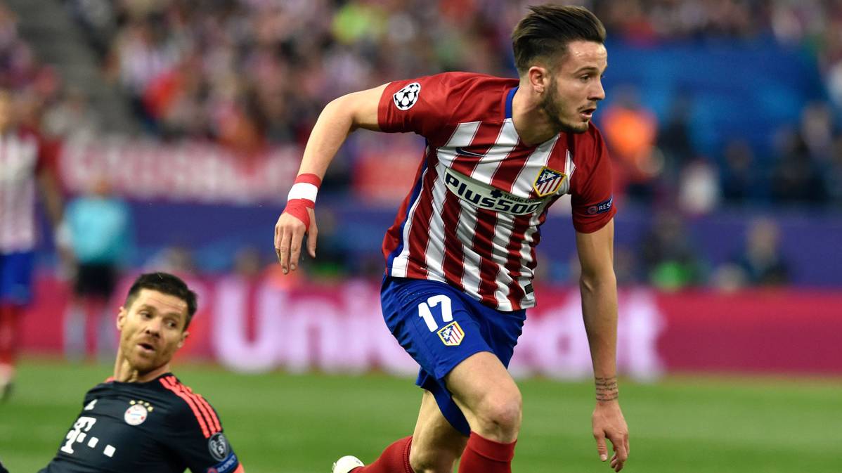Saúl Ñíguez, during the gone of semifinals of Champions in front of the Bayern
