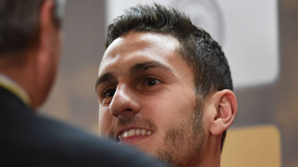 Koke Resurrection, just before a press conference