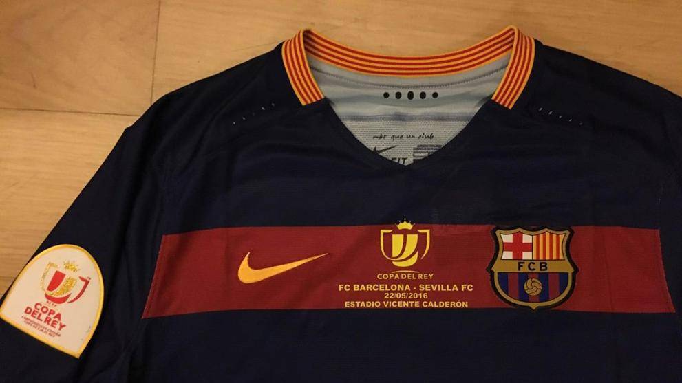 La camiseta del Barça en la final de Copa lucirá una inscripción especial