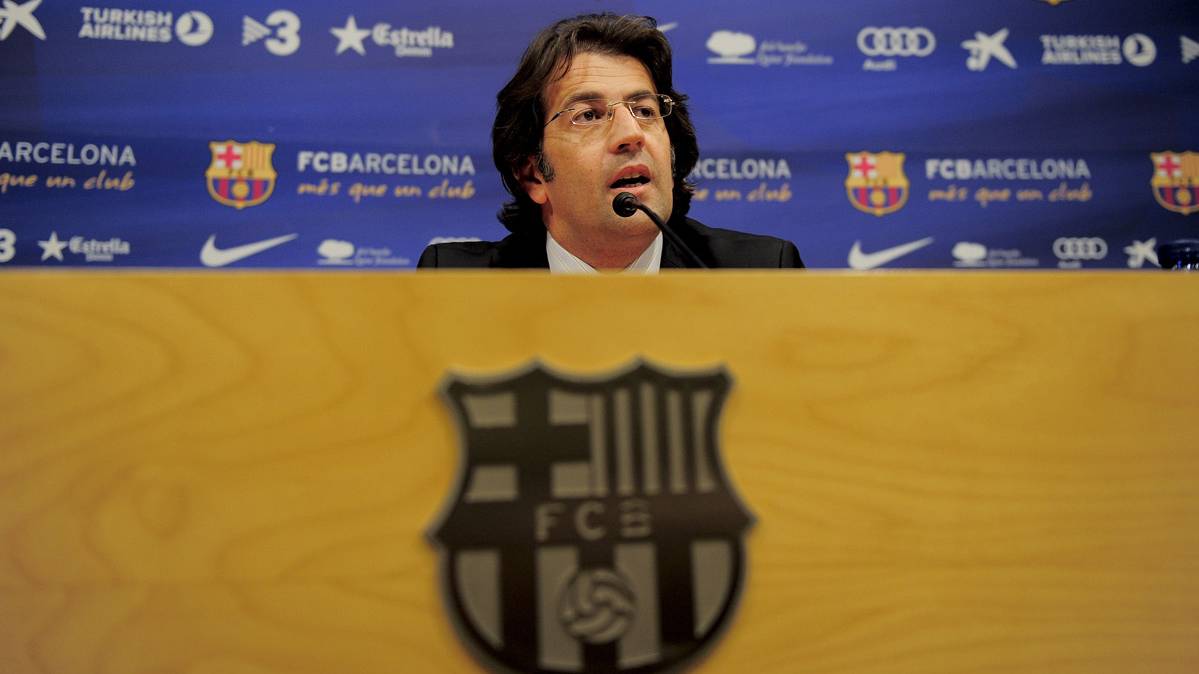 Toni Freixa, cuando era portavoz del FC Barcelona en 2011