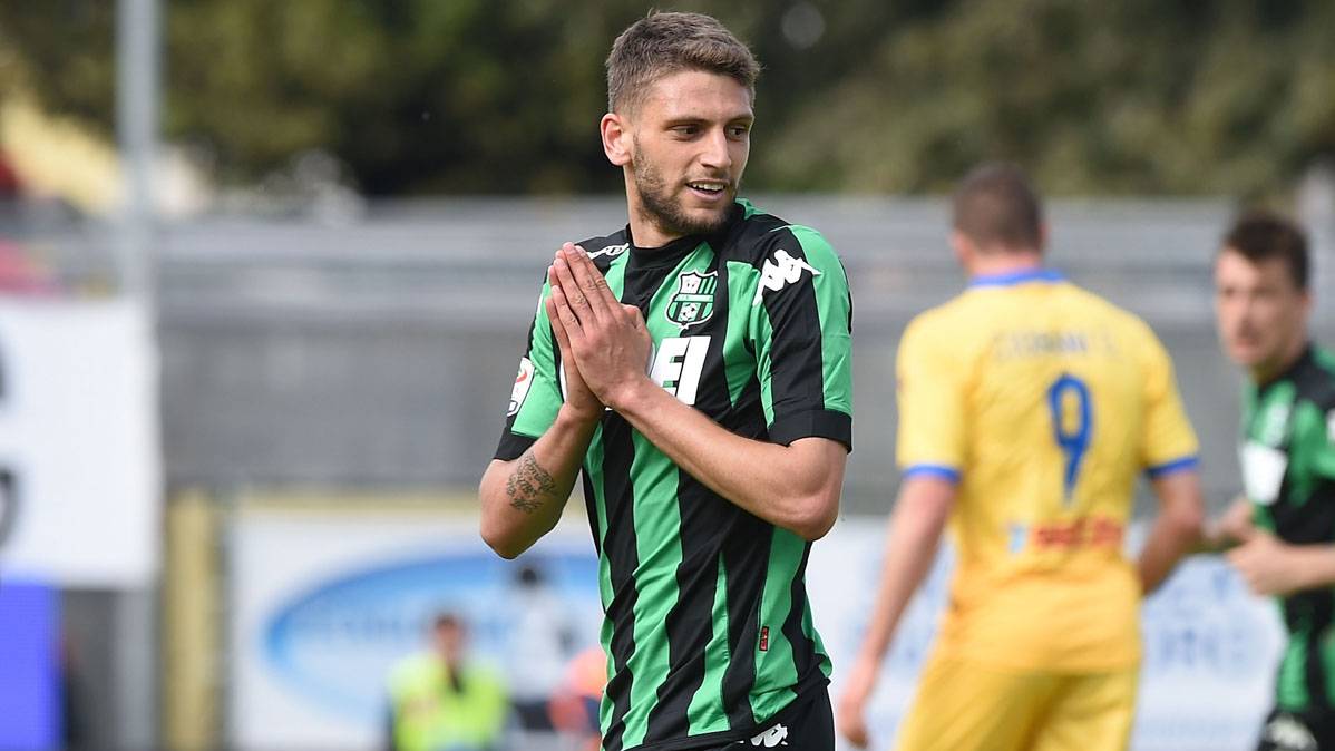 Domenico Berardi, in a party of this season with the Sassuolo