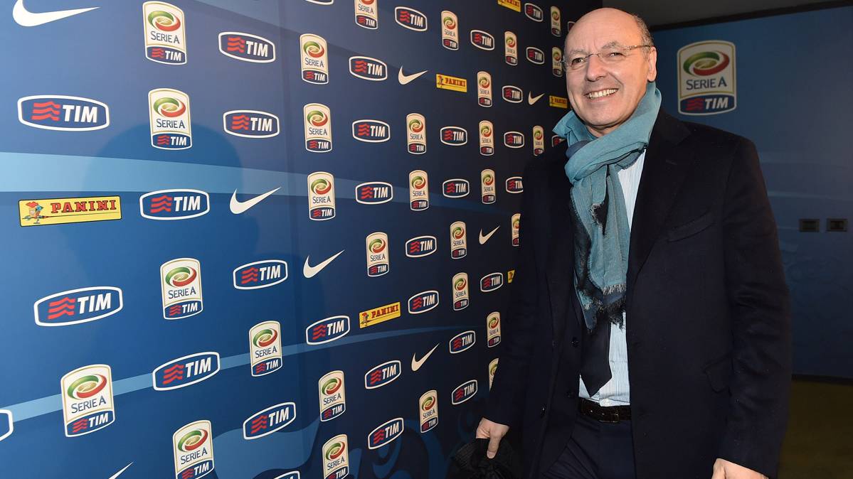 El director general de la Juventus de Turín, Giuseppe Marotta