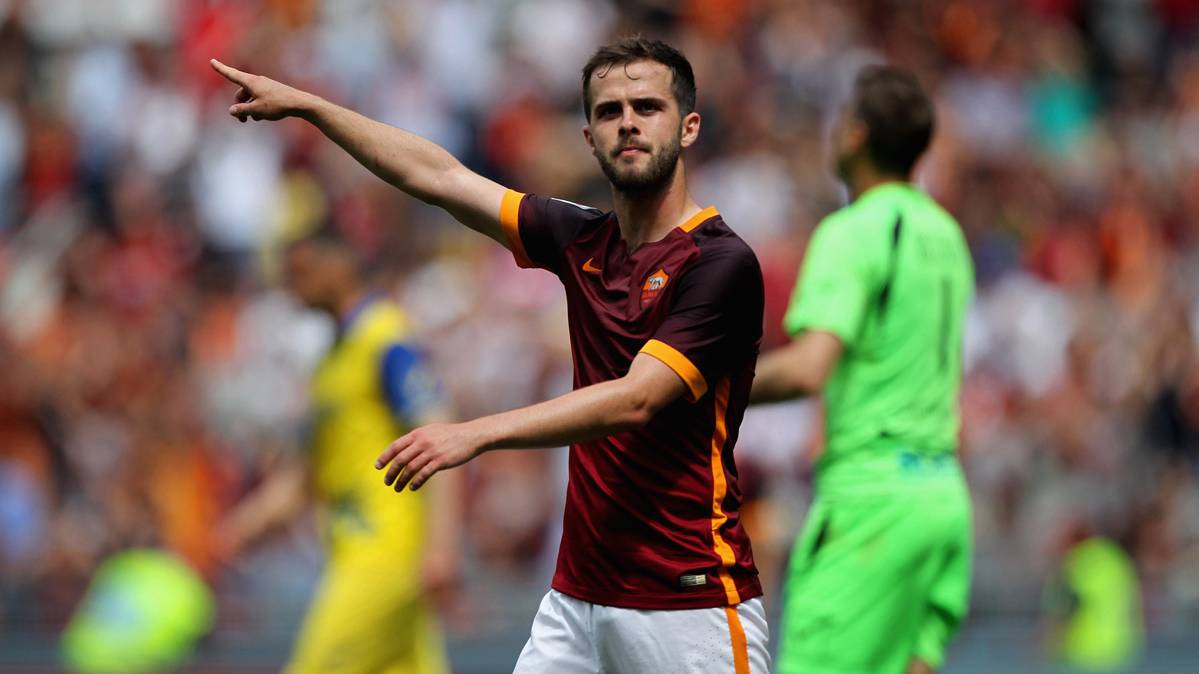 Miralem Pjanic, in a party of this season with the Rome