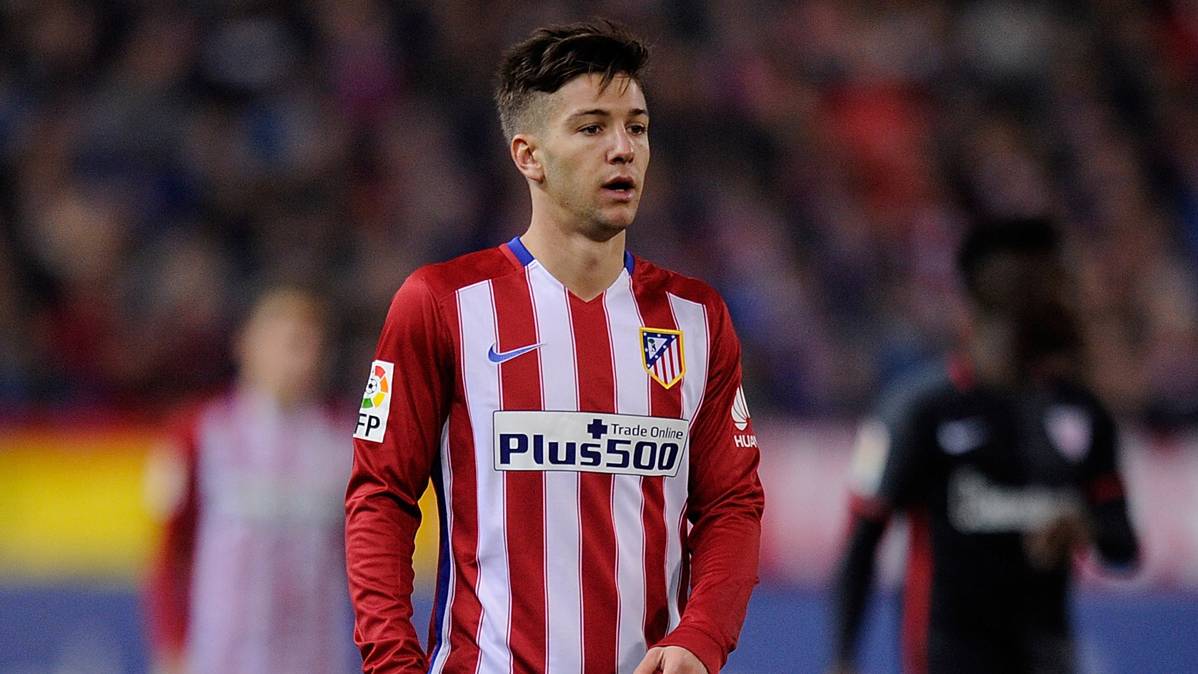 Luciano Vietto, en un partido de esta pasada temporada con el Atlético