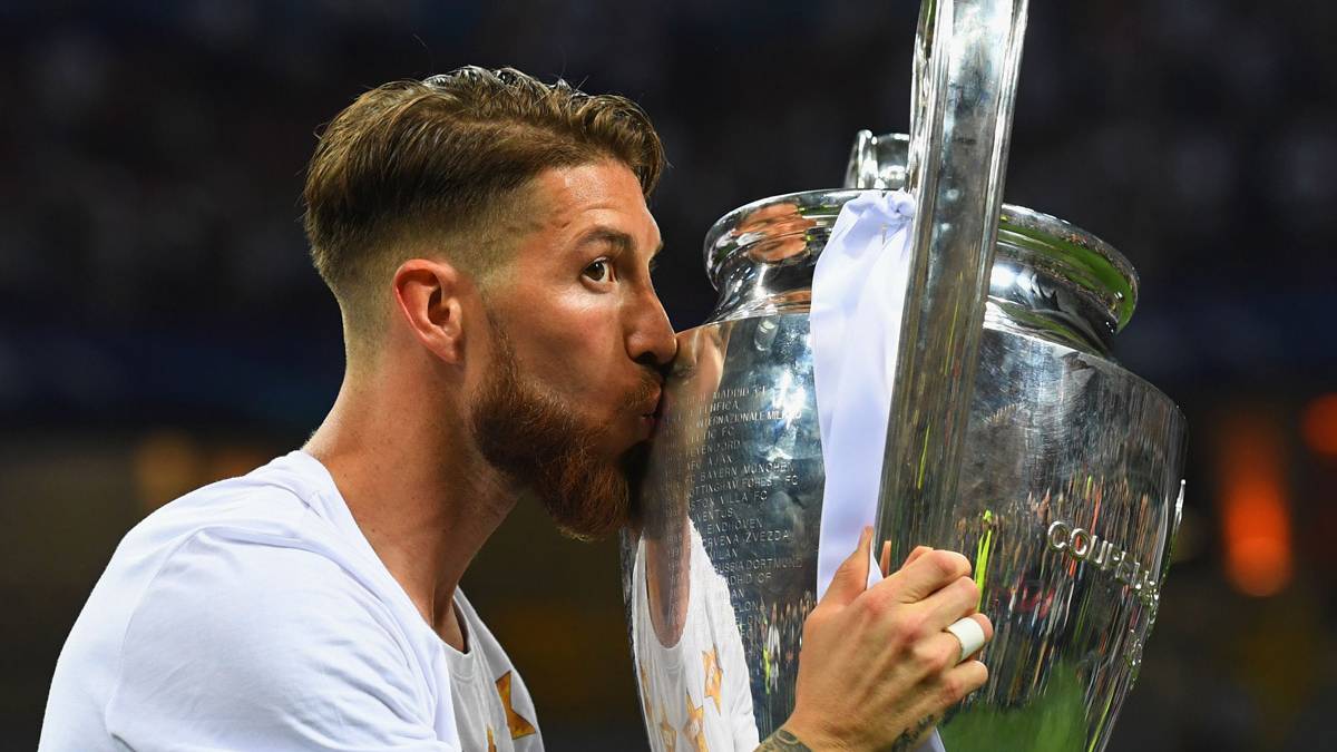 Sergio Ramos, tras ganar su última UEFA Champions League