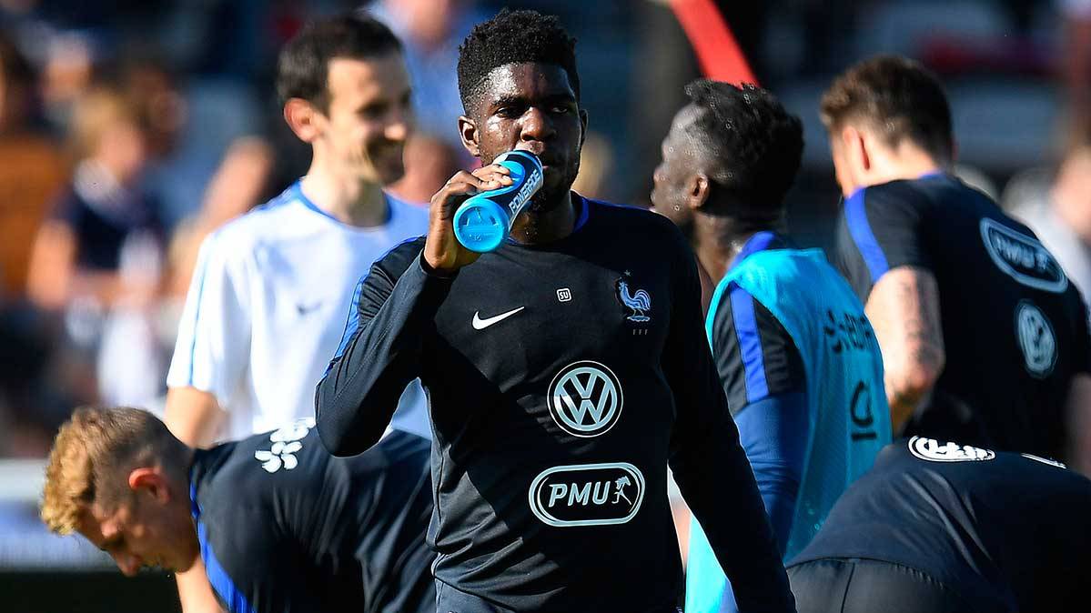 Umtiti In the concentration with France for the Eurocopa 2016