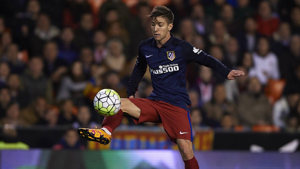 Luciano Vietto, en un partido de esta pasada temporada con el Atlético